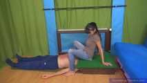 Daliah, my ass and feet for the trapped face