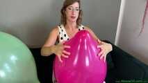 balloon preparing by pump and nail2pop them