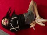 Robbyn in hogtie