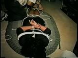 33 YEAR OLD BLACK NURSE GETS HOG-TIED, PANTY MOUTH STUFFED & CLEAVE GAGGED (D42-12)