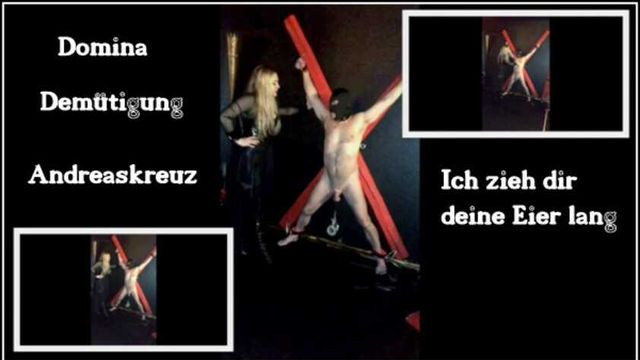 Mistress pulls out your useless balls!