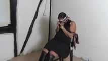 Jasmin toweltied to chair 2/2