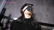 Xiaomeng Breathplay Punishment in Latex Suit and High Shoes