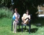 Nadja und Alexia outdoor...