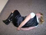 Hogcuffed on the floor