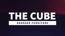 BONDAGE CUBE - Marie mit Dildo und Analhaken - Bondage Furniture