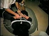 33 YEAR OLD BLACK NURSE GETS HOG-TIED, PANTY MOUTH STUFFED & CLEAVE GAGGED (D42-12)