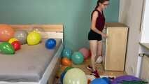 Girlfriend stomps your balloons