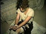 WRAP AROUND TAPE GAGGED & TOE TIED LATINA (D15-10)