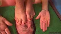 Katrin and the face in the floor