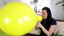 Blow2Pop yellow Tuftex 17"