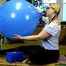 three Blow2Pops of blue U24,  clear U16 red polkadot and purple Cattex 36" heart