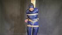 Rachel Adams Poletied and gagged by an Intruder