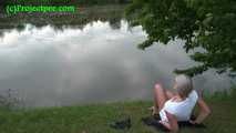 152005 Vanessa Takes A Long Pee On The Riverbank