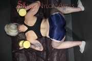 ***COURTNEY***NEW MODELL***watching Courtney during her workout with barbells wearing a sexy shiny nylon shorts and a top  (Pics)