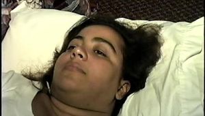 24 YR OLD LATINA HOUSEWIFE GETS MOUTH STUFFED, HANDGAGGED AND TAPE GAGGED WHILE LAYING ON THE FLOOR (D64-12)