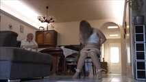 Celeste and Gina – Celeste learns to tie knots