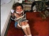 STUFFED MOUTH, BALL-TIED, UP-SKIRT HOSTAGE BETH (D18-5)