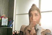 Emma is a horny nylon whore (277 images)