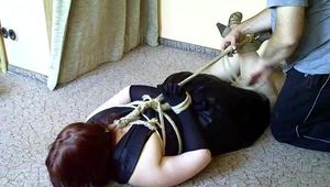 Sandra hogtied 4/4