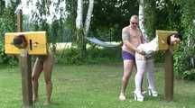 OUTDOOR THREESOME
