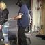 Alice bound, gagged and vibed in a shiny nylon Windbreaker. She enjoyed it :)