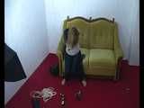 tied girl catcher