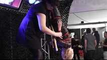 Another hard Lesson for sexy Lena King - humiliated in Public !