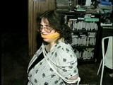 BIG 314 lb HOG-TIED, SPANKED, 5 GAGGED BARB (D16-11)