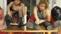 Two disgusting boots cleaners