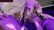 Hot slutty blonde fuck BBC in the club