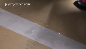 078055 Rachel Evans Takes A Risky Pee In The Parking Garage