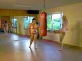 Im Fitnessstudio mit Freundin....