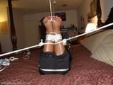 Suspended hogtie