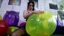 sensual topless nailpopping