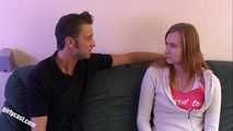 Skinny Teen Cindy das 1. Mal vor der Kamera 