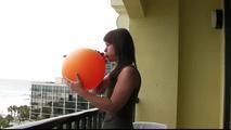At the balcony