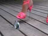 Cane soda crush with stiletto heels