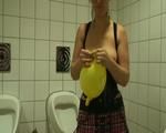 at the mens toilett