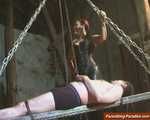 Jill Diamond & Lady AlexXandra, Swinging on the slave 2, 24 min. short-movie / WMV-SD