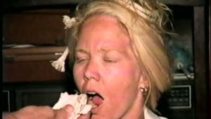 38 Yr OLD CASHIER GETS TIED TO CHAIR, CLEAVE GAGGED AND TOE TIED (D40-7)