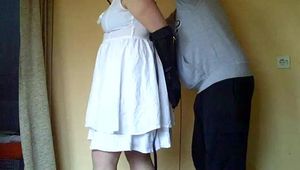Weißes Kleid