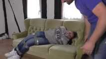 Jasmin in hogtie 1/6
