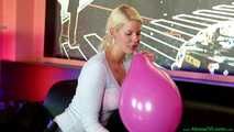 Blow2Pop pink promotional balloon