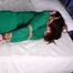 Patricia hogtied in Jeans