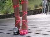 Cane soda crush with stiletto heels