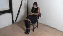Jasmin toweltied to chair 2/2