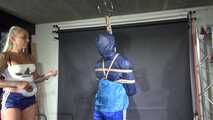 Ms. Ungeniert playing with her Nylonslave