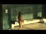 Nude in a public pool 3