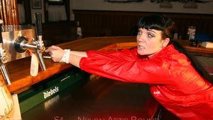 Jill tied and gagged in blue shorts